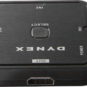 Dynex™ - 3-Port HDMI Switch - Black Model:DX-HZ325 - Open Box